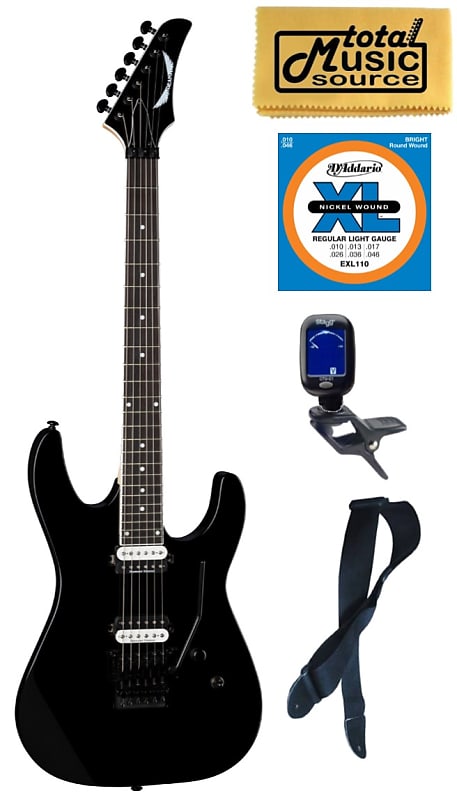 Электрогитара Dean Modern 24 Select Floyd Electric Guitar, Classic Black, Bundle lu cbk 04 металлический ковбел dadi