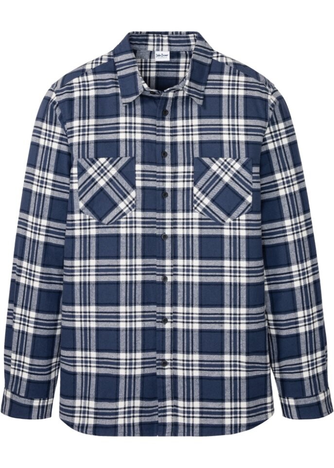 

Фланелевая рубашка с длинными рукавами John Baner Jeanswear, синий