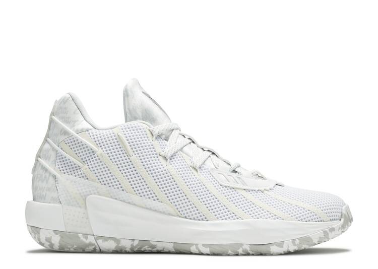 

Кроссовки Adidas DAME 7 'I AM MY OWN FAN - CLOUD WHITE', белый, Белый;серый