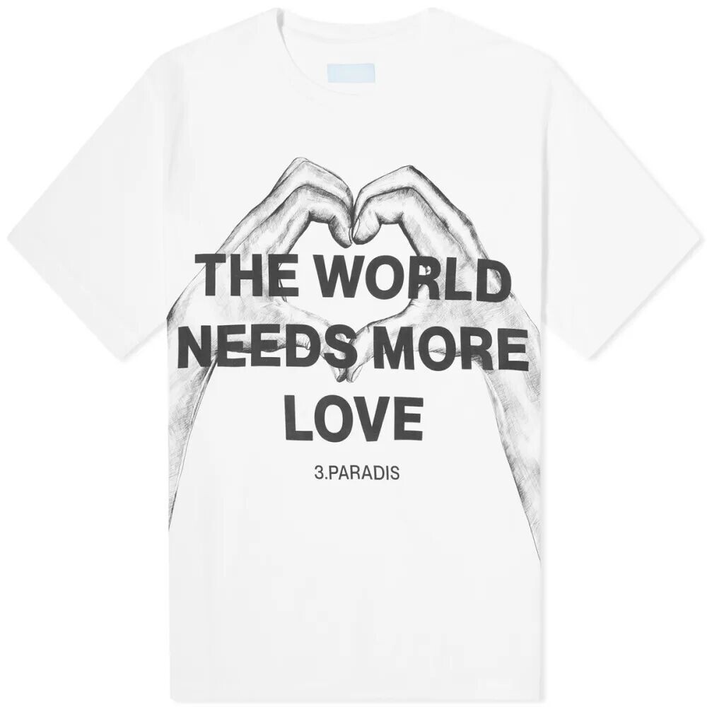 

3.Paradis Футболка TWNML Hands & Heart, белый