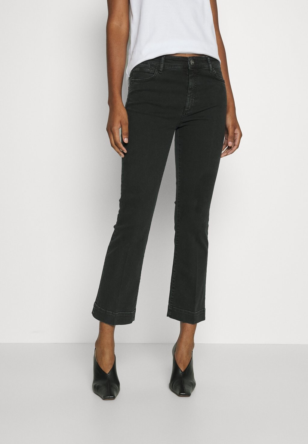 

Расклешенные джинсы Sportmax, черный