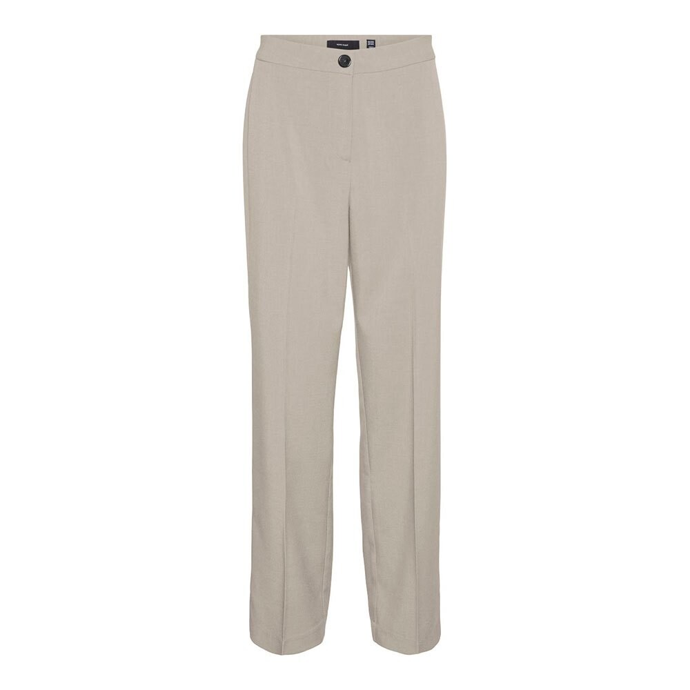 

Брюки Vero Moda Rita Straight Fit Mid Waist, бежевый