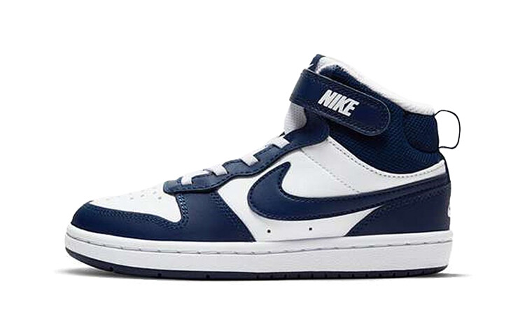 

(BP) Nike Court Borough Mid 2 Белый/Синий/Черный