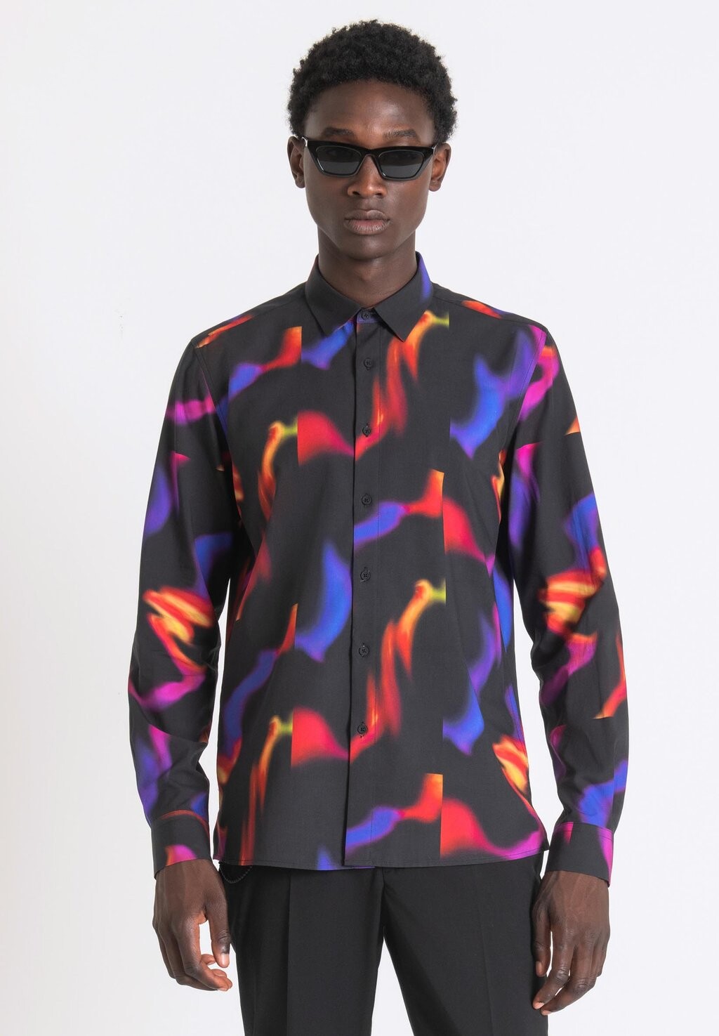 

Рубашка Barcelona Straight Fit Shirt Antony Morato, черный