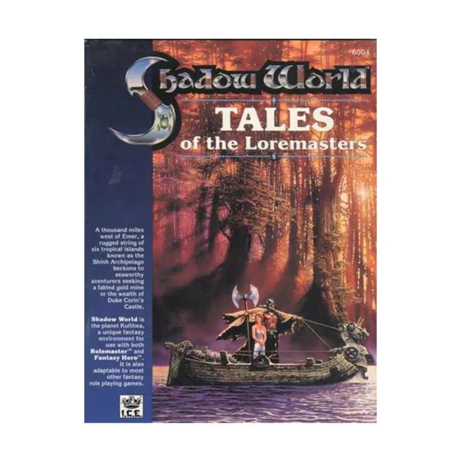 

Tales of the Loremasters #1, Shadow World (I.C.E.), мягкая обложка