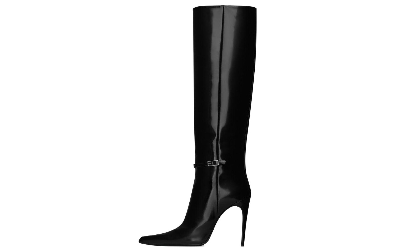

Saint Laurent Сапоги до колена женские, черный
