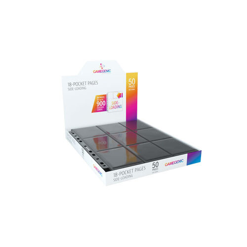 

Папка для карт Gamegenic Sideloading 18-Pocket Pages 50 Pcs Black Gamegenic