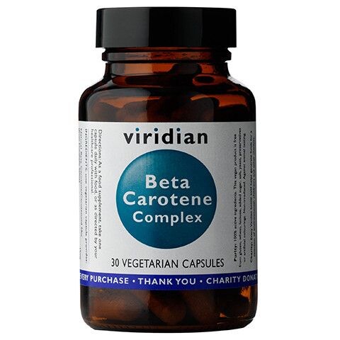

Бета-каротин в капсулах Viridian Naturalny Beta-Karoten Kompleks, 30 шт