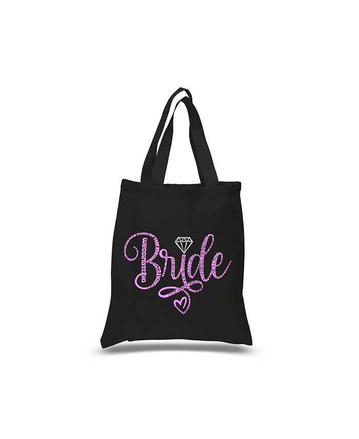 Невеста — маленькая сумка-тоут Word Art LA Pop Art, черный маленькая невеста