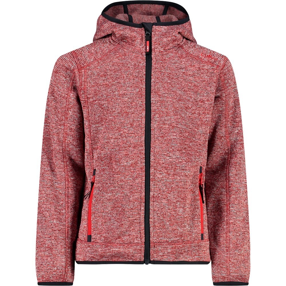 

Толстовка на молнии CMP Heavy Fix 3H60844 Hooded, красный