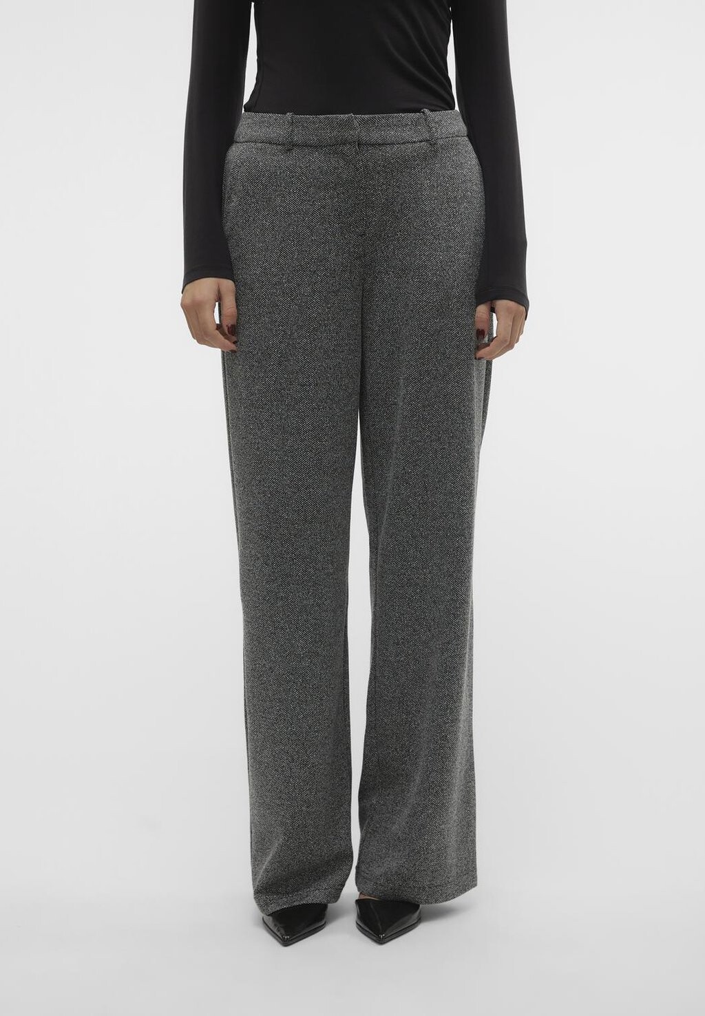 

Брюки Vmalisa Loose Wide Vero Moda, цвет medium grey melange