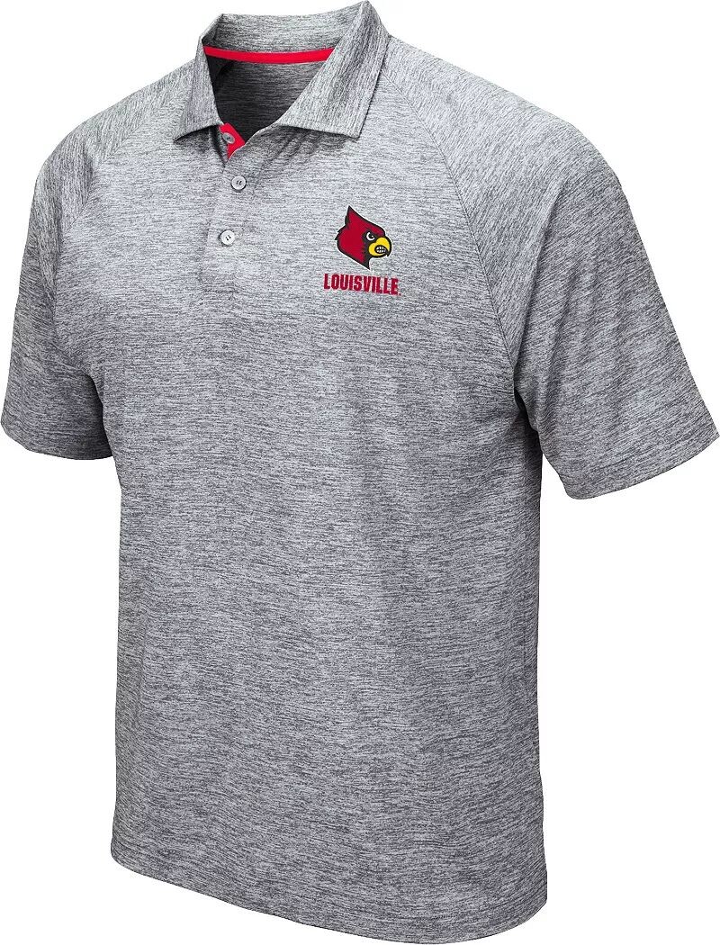 

Colosseum Мужская серая рубашка-поло на танкетке Louisville Cardinals