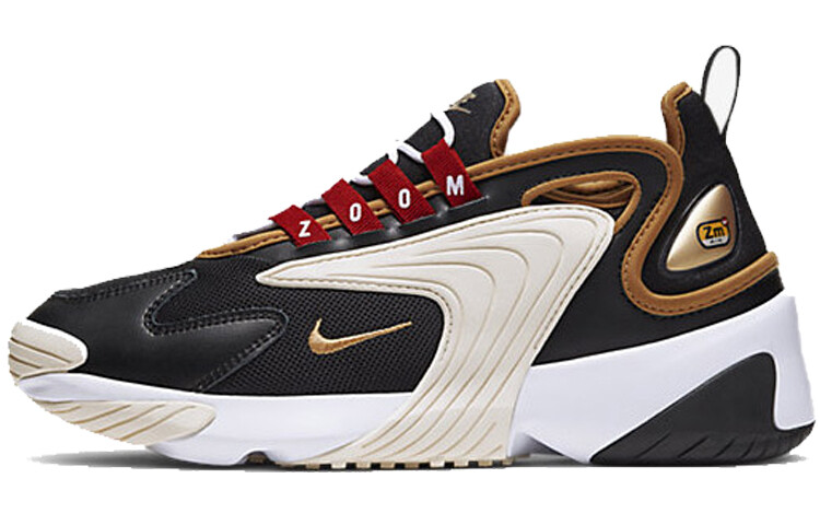 

Женские туфли для папы Nike Zoom 2K Wmns Icon Clash — черный металлик, золото
