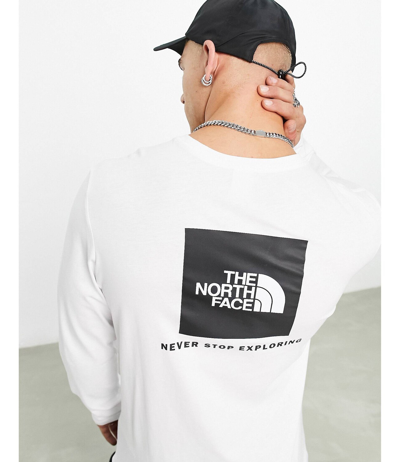 

Белая футболка с длинным рукавом The North Face Redbox, Белый