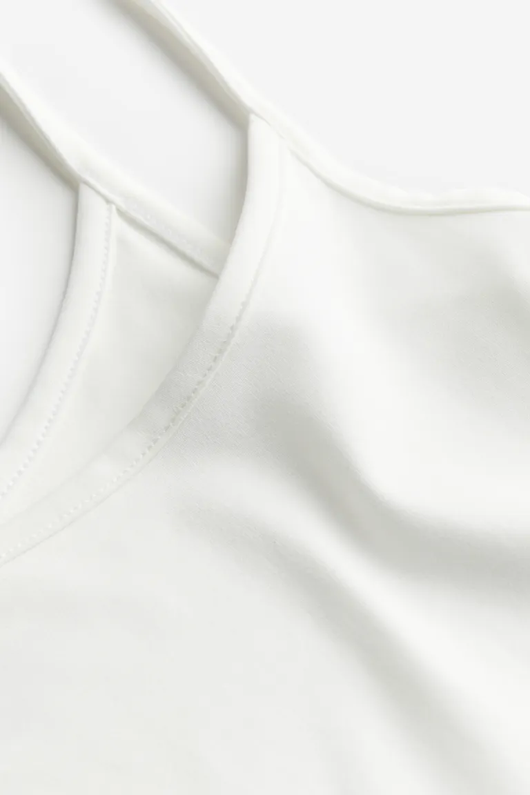 

Топ с бретелями H&M, белый