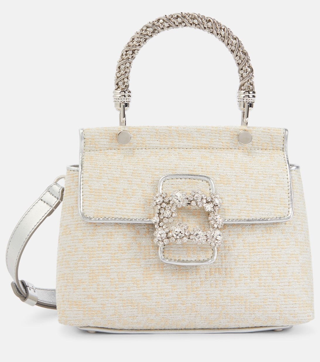 

Мини-сумка-тоут Viv' Cabas Jewel Roger Vivier, белый