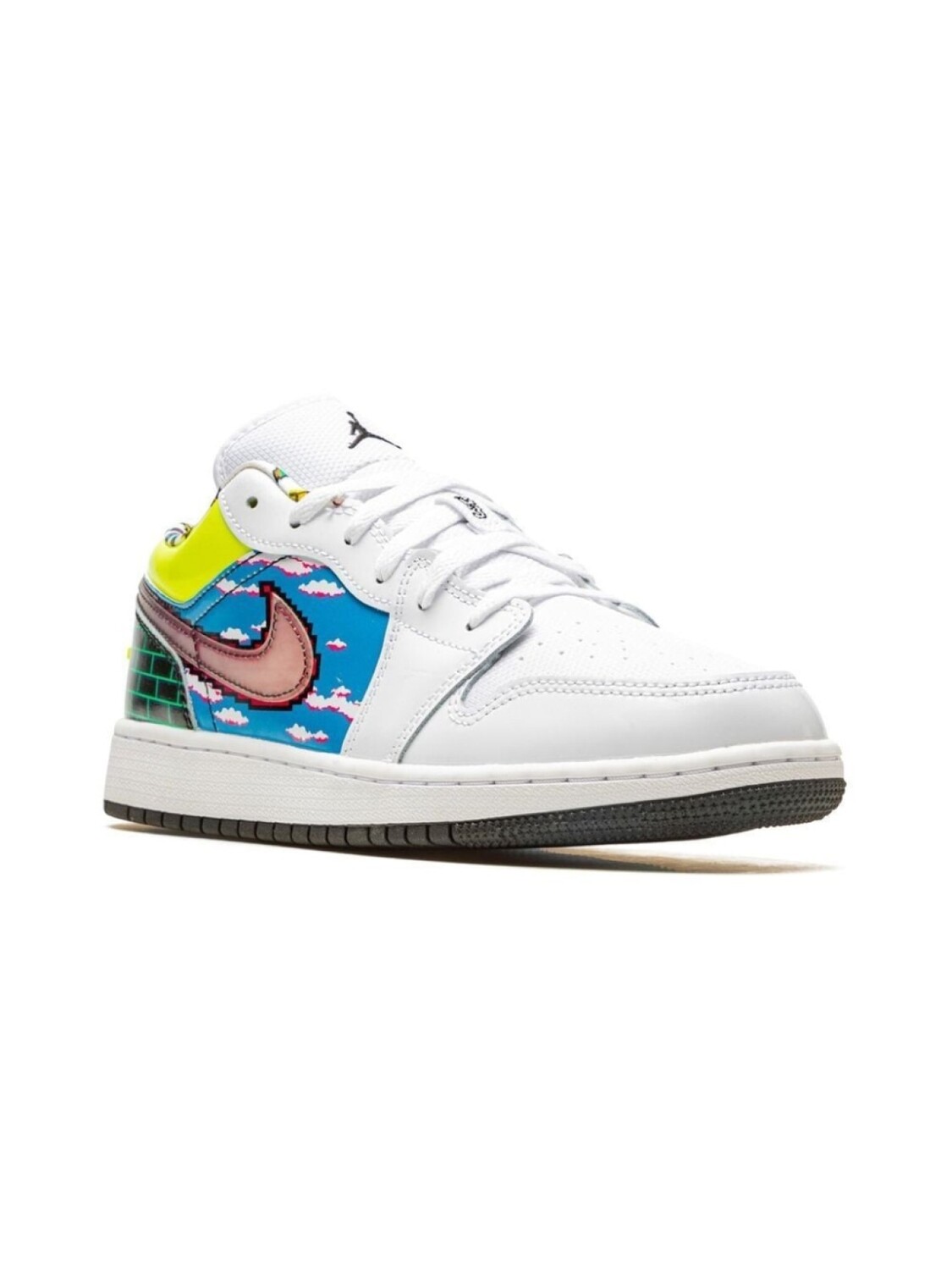

Кроссовки Air Jordan 1 Low Old School Gaming Jordan Kids, белый