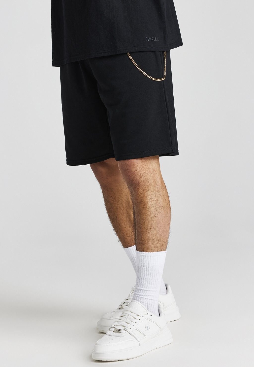

Шорты Loose Fit Chain SIKSILK, черный