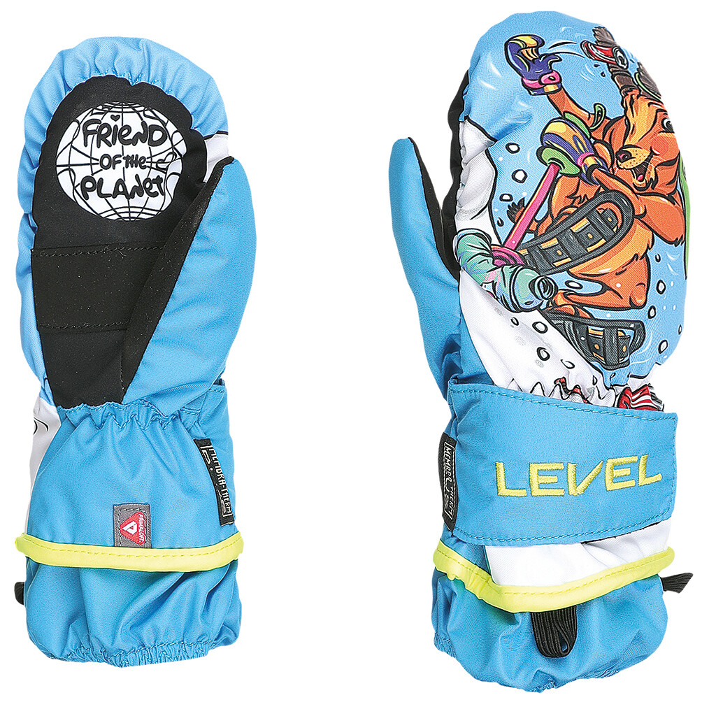 

Перчатки Level Animal Rec, цвет Light Blue