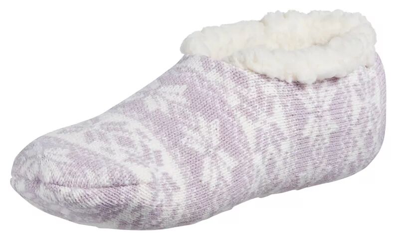 Женские носки-тапочки Northeast Outfitters Cosy Cabin Snowflake Nordic, фиолетовый