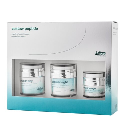 

Набор процедур пептидного лифтинга: день, ночь, глаза, 50+50+15 мл Dottore Peptide Treatment -