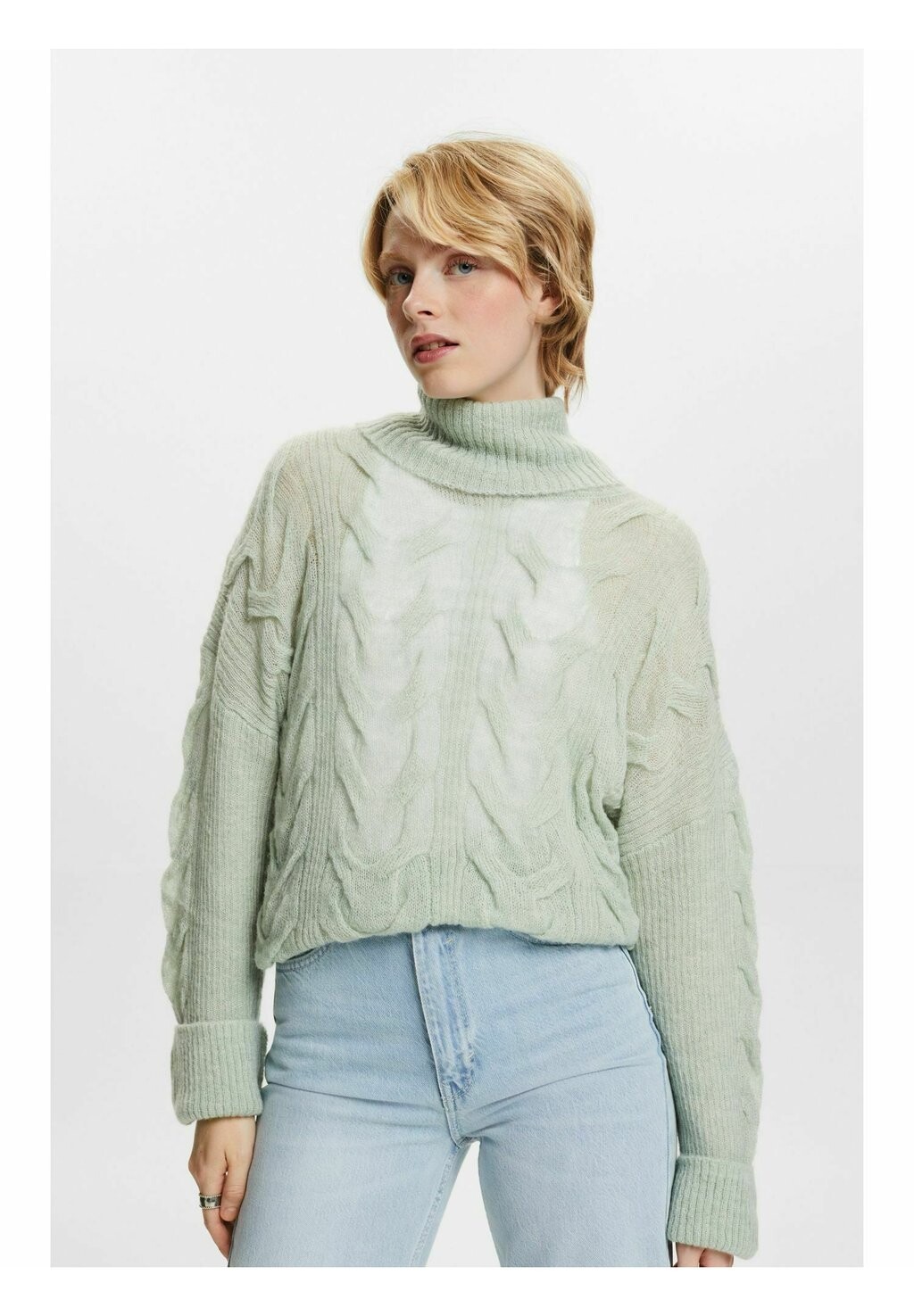 

Свитшот Esprit СВИТЕР, цвет light aqua green