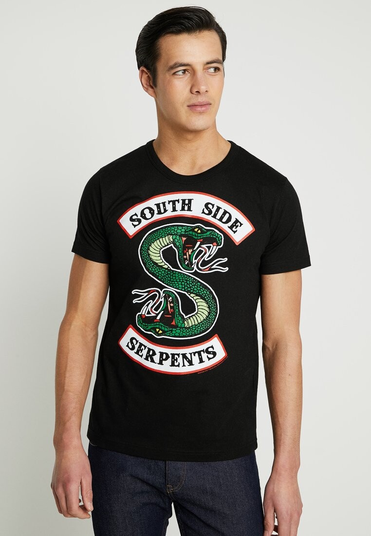 

Футболка с принтом LOGOSHIRT, черный