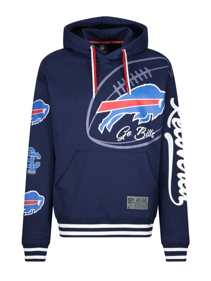 

Худи Recovered NFL Bills Go Bills, цвет blau-schwarz