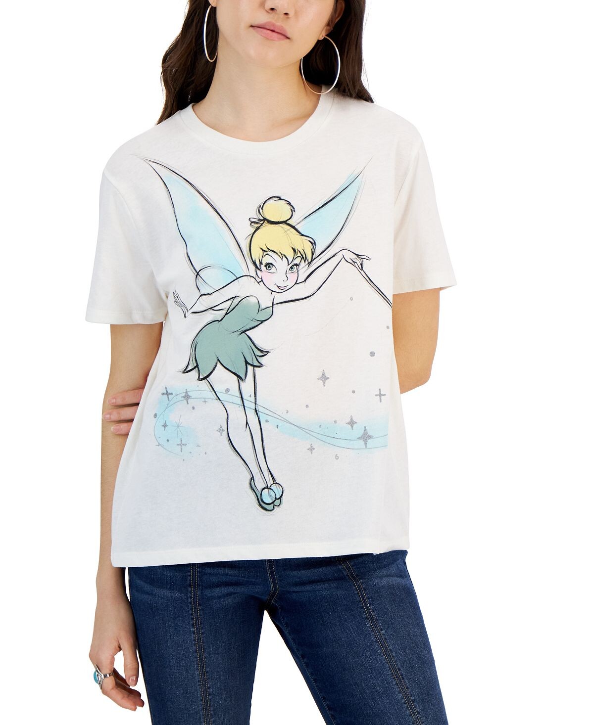 

Футболка с короткими рукавами и рисунком Tinker Bell для юниоров Disney