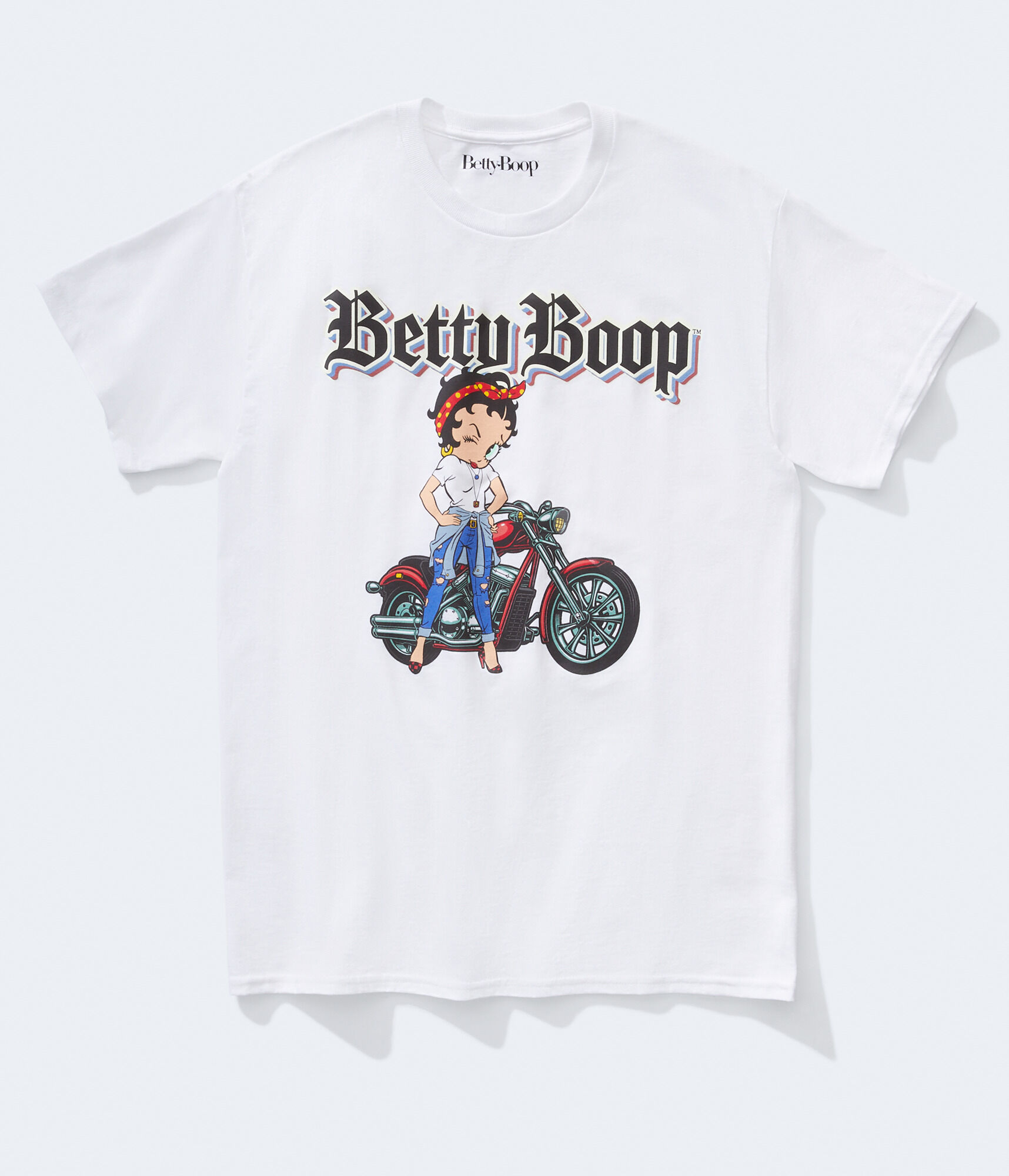 

Футболка с рисунком Betty Boop Aeropostale, белый