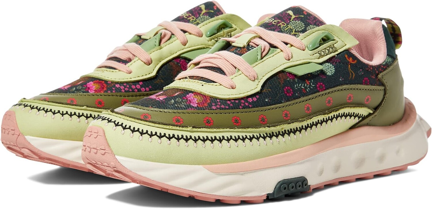 

Кроссовки Wild Rider 2 Liberty PUMA, цвет Beechnut/Olivine