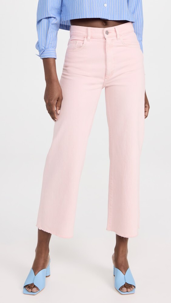 

Джинсы DL1961 Hepburn Wide Leg, розовый