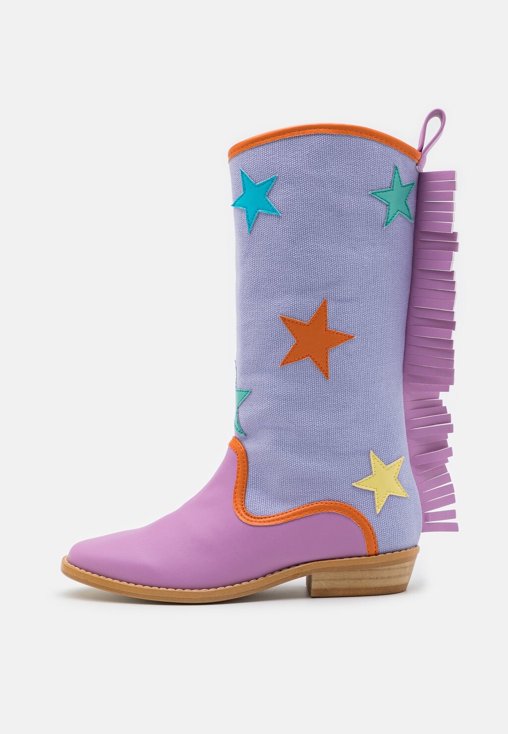 

Техасские/байкерские ботинки Stella McCartney Kids, сиреневый