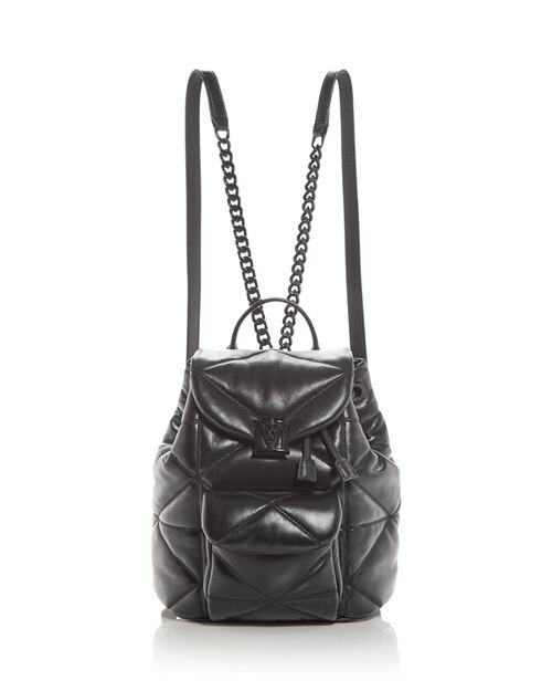 

Стеганый кожаный рюкзак Travia MCM, цвет Black