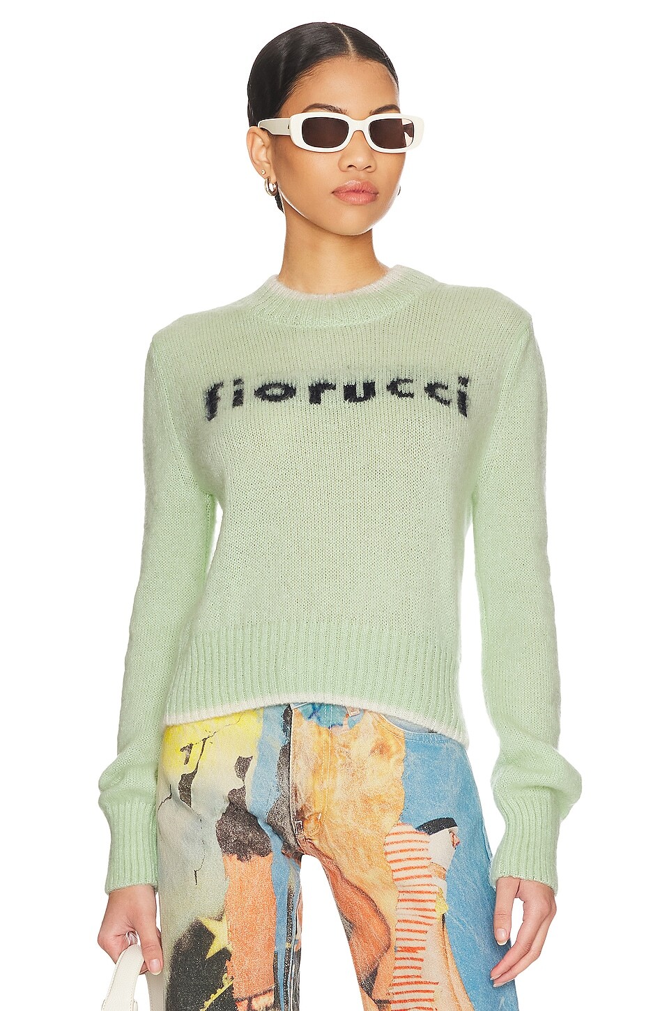 

Свитер FIORUCCI Squiggle Logo Knitted, зеленый