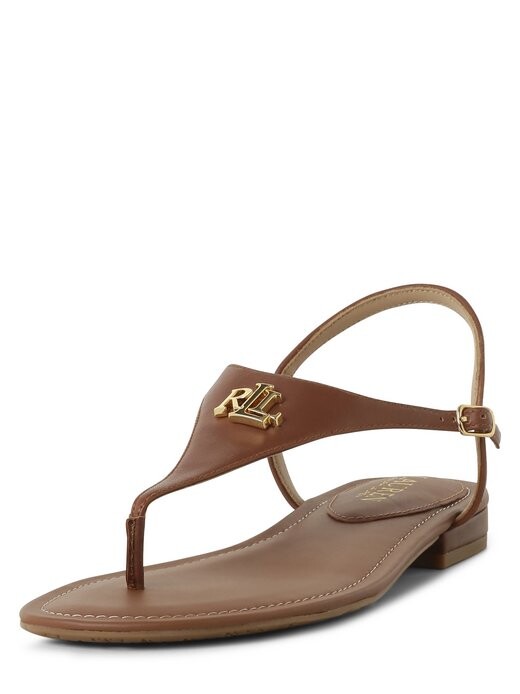

Кожаные сандалии ellington Lauren Ralph Lauren, коричневый