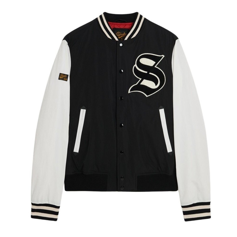 Куртка Superdry Mascot Varsity Bomber, черный