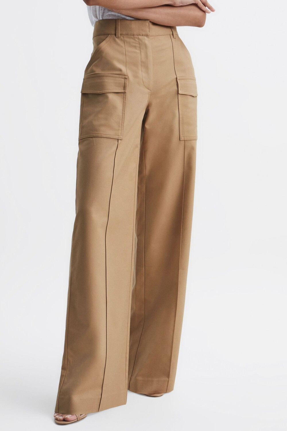 

Широкие брюки Eliana Combat Reiss, бежевый
