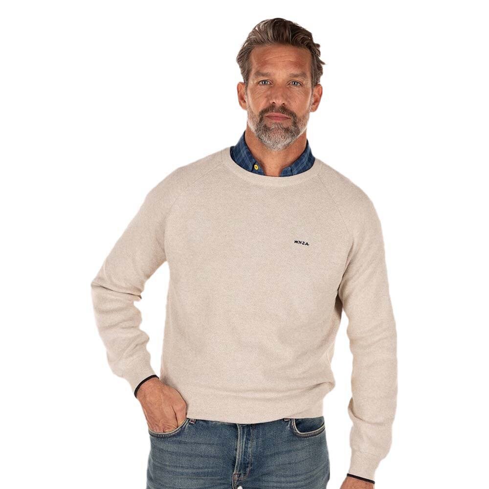

Свитер Nza New Zealand Alph round neck, бежевый