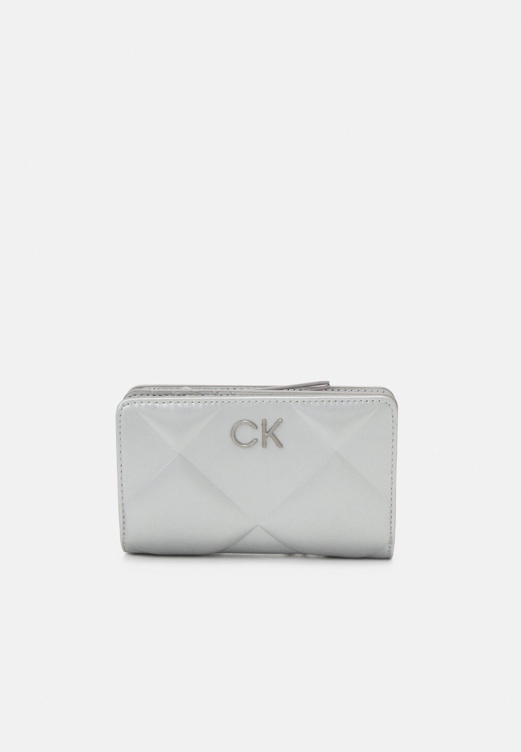 

Кошелек Lock Quilt Bifold Calvin Klein, цвет silver-coloured