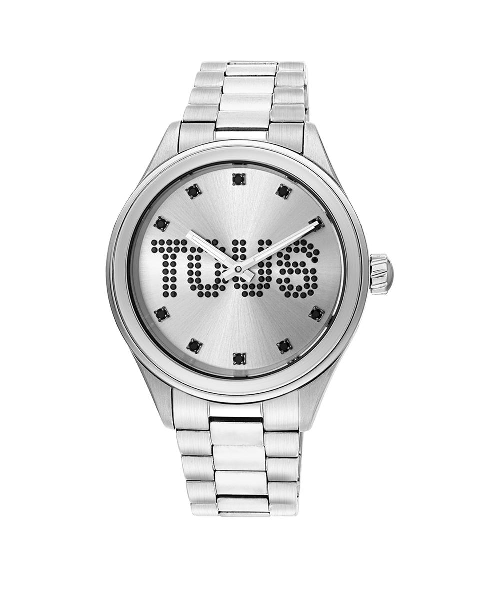 Аналоговые женские часы T-Logo со стальным браслетом и кристаллами Tous, серебро цифровые женские часы d logo со стальным браслетом синего ip tous синий