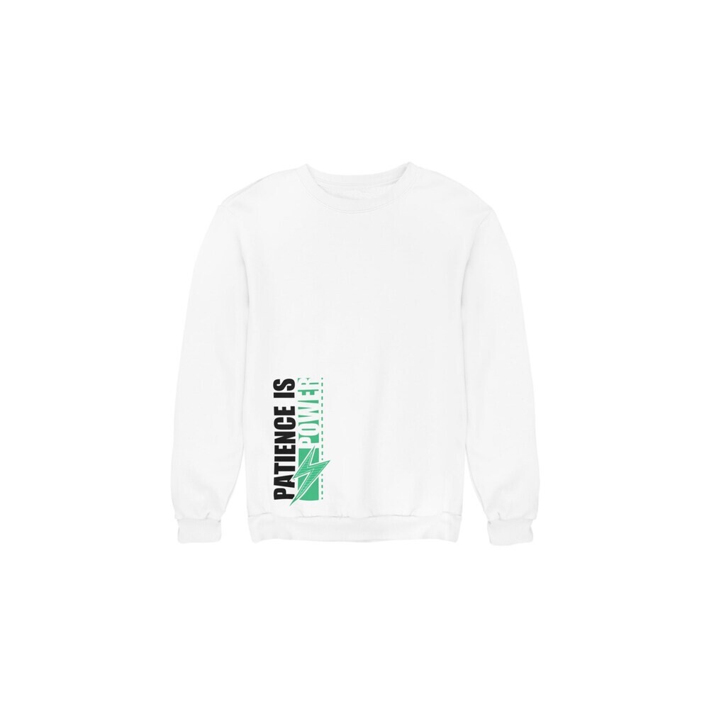 

Толстовка mamino family fashion Patience Is Power, белый
