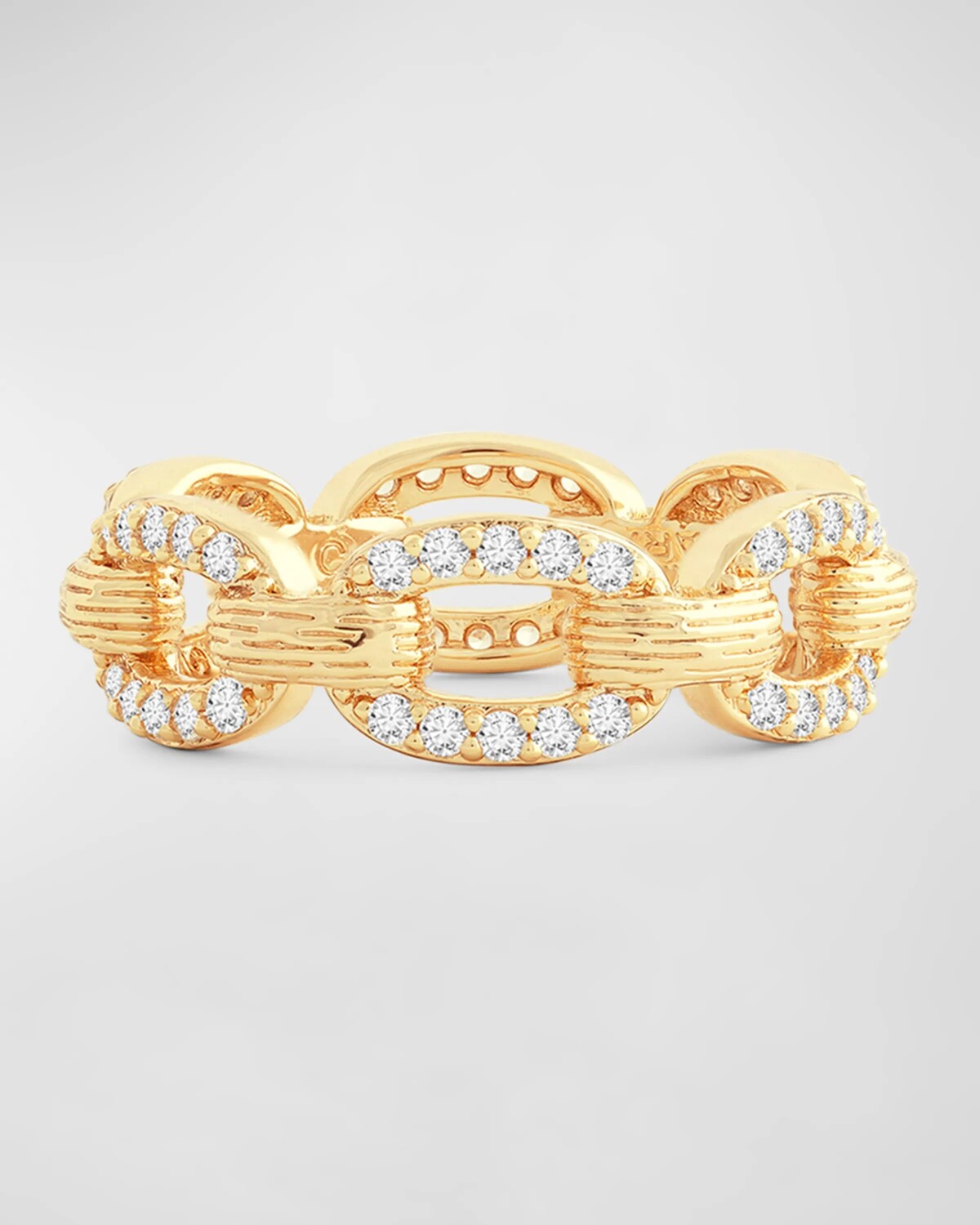 

Цепное кольцо зачарованного леса Anabel Aram Jewelry, цвет Gold