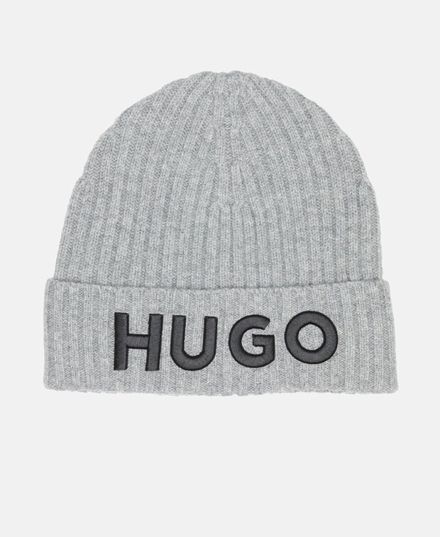 

Шерстяная шапка Hugo, серебряный