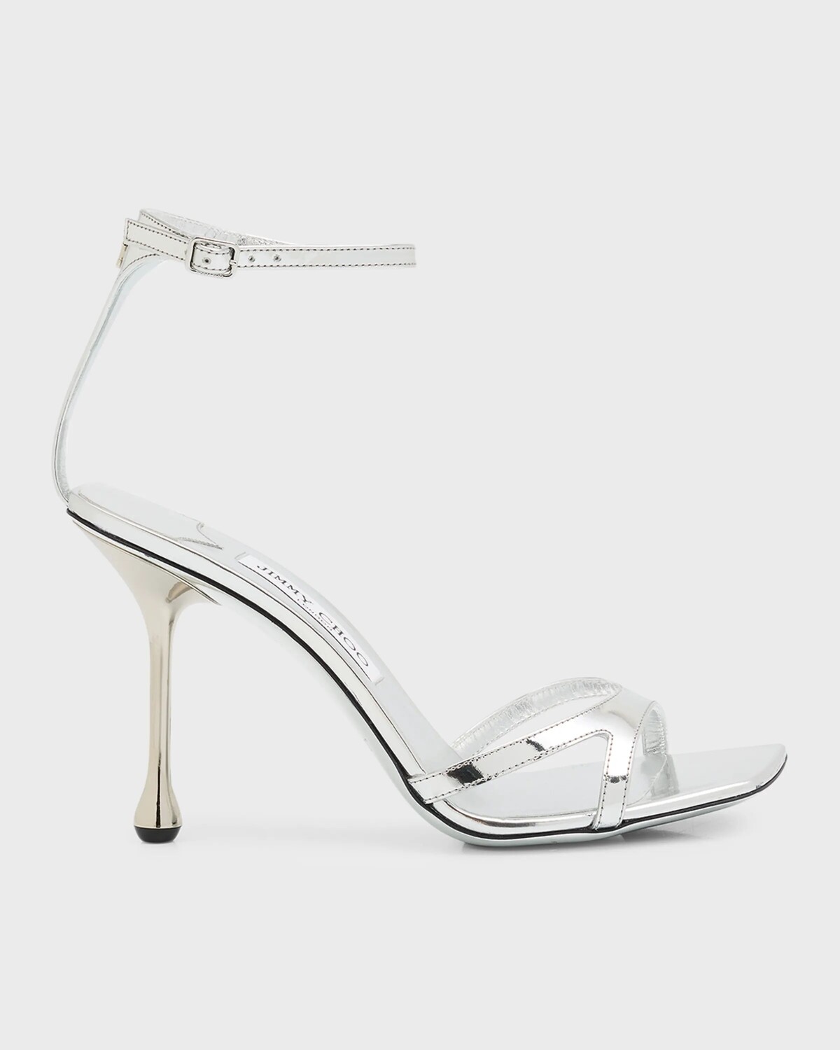 

Сандалии Ixia с металлизированным ремешком на щиколотке Jimmy Choo, цвет Silver
