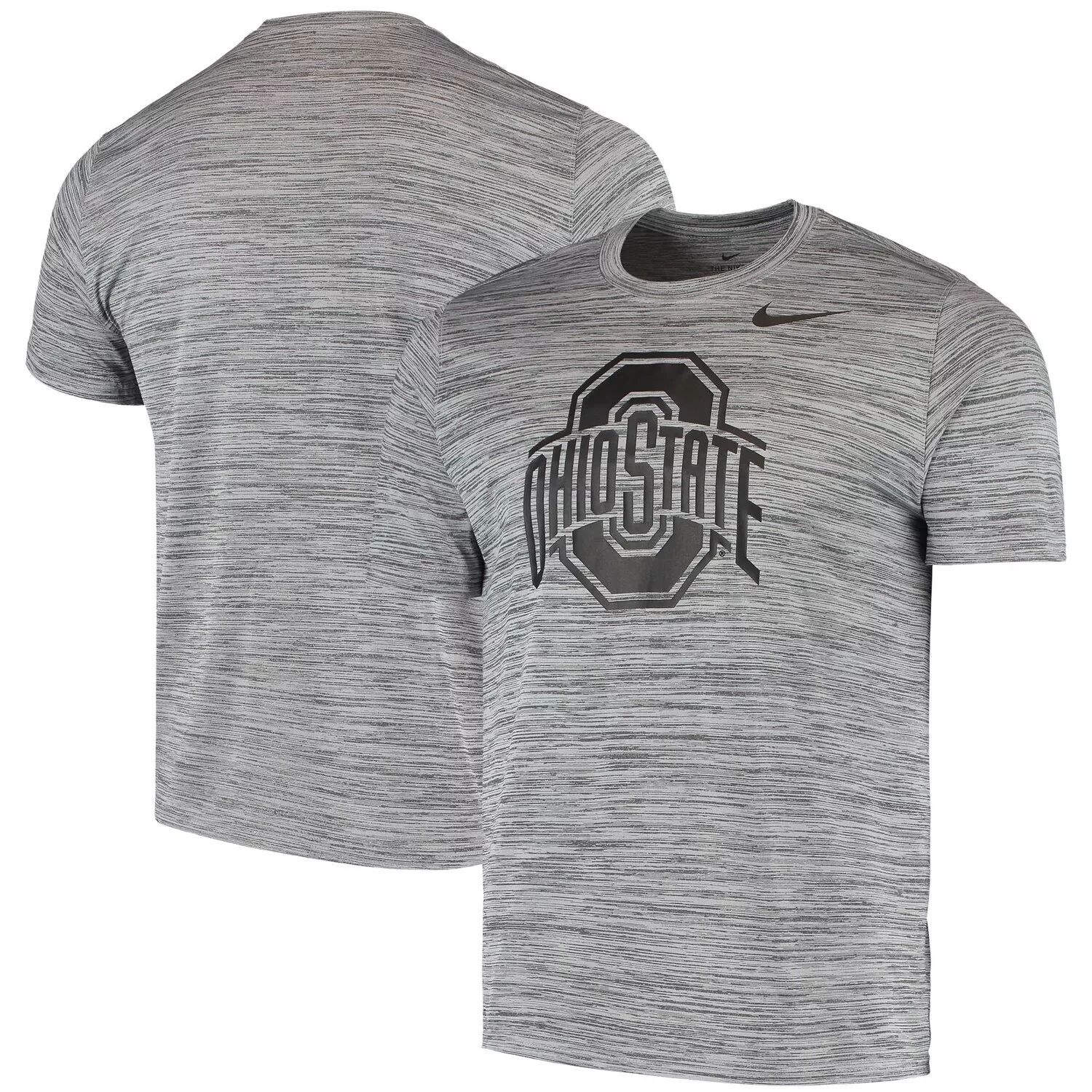 

Мужская серая футболка Nike Ohio State Buckeyes Tonal Velocity Legend