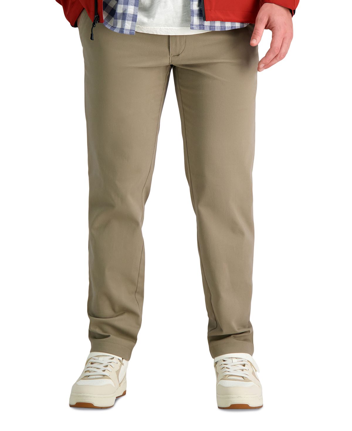 Мужские брюки Slim Fit Life Khaki Comfort Haggar брюки с поясом цвета хаки gulliver