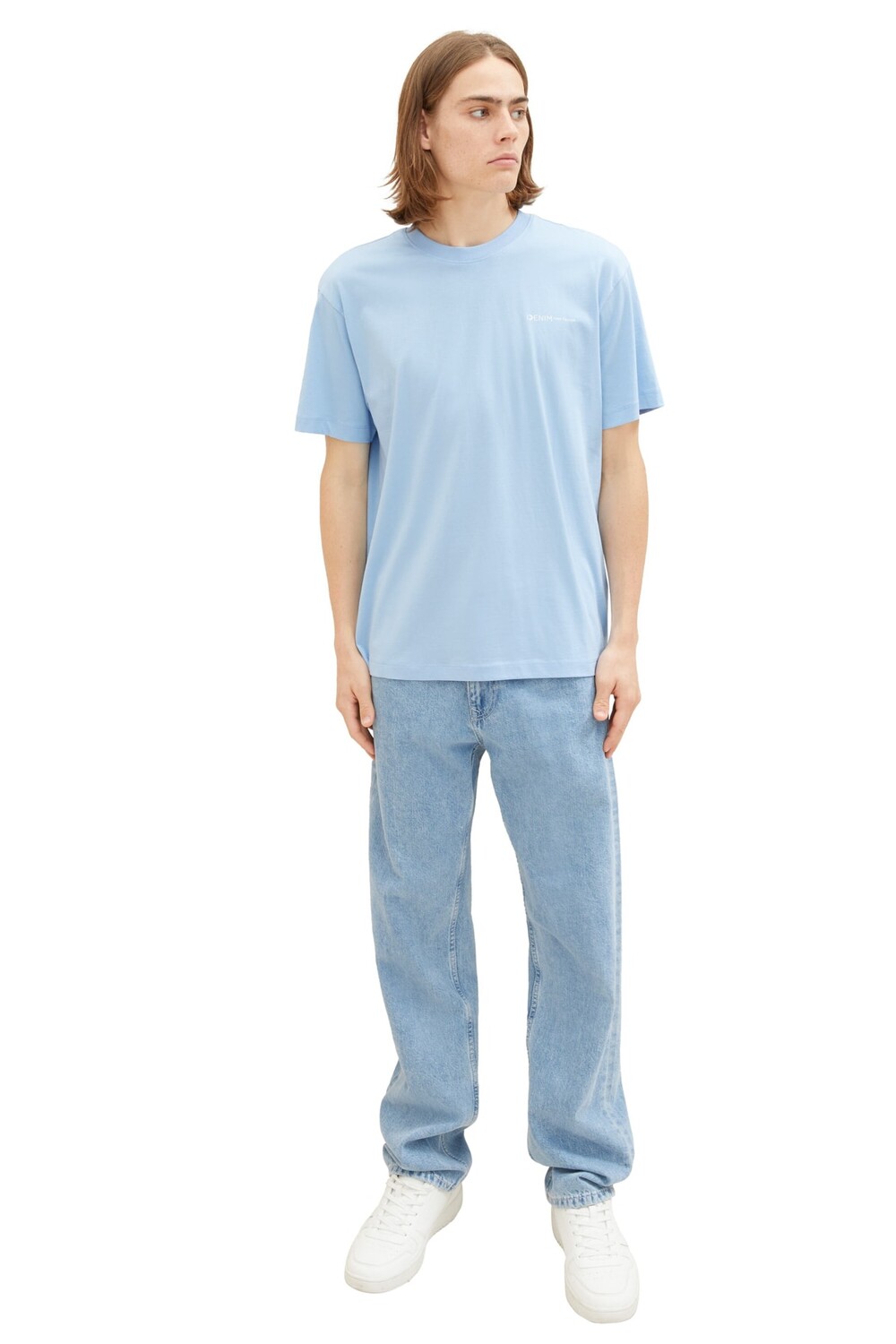 

Футболки мужские размытые средние синие Tom Tailor Denim, синий