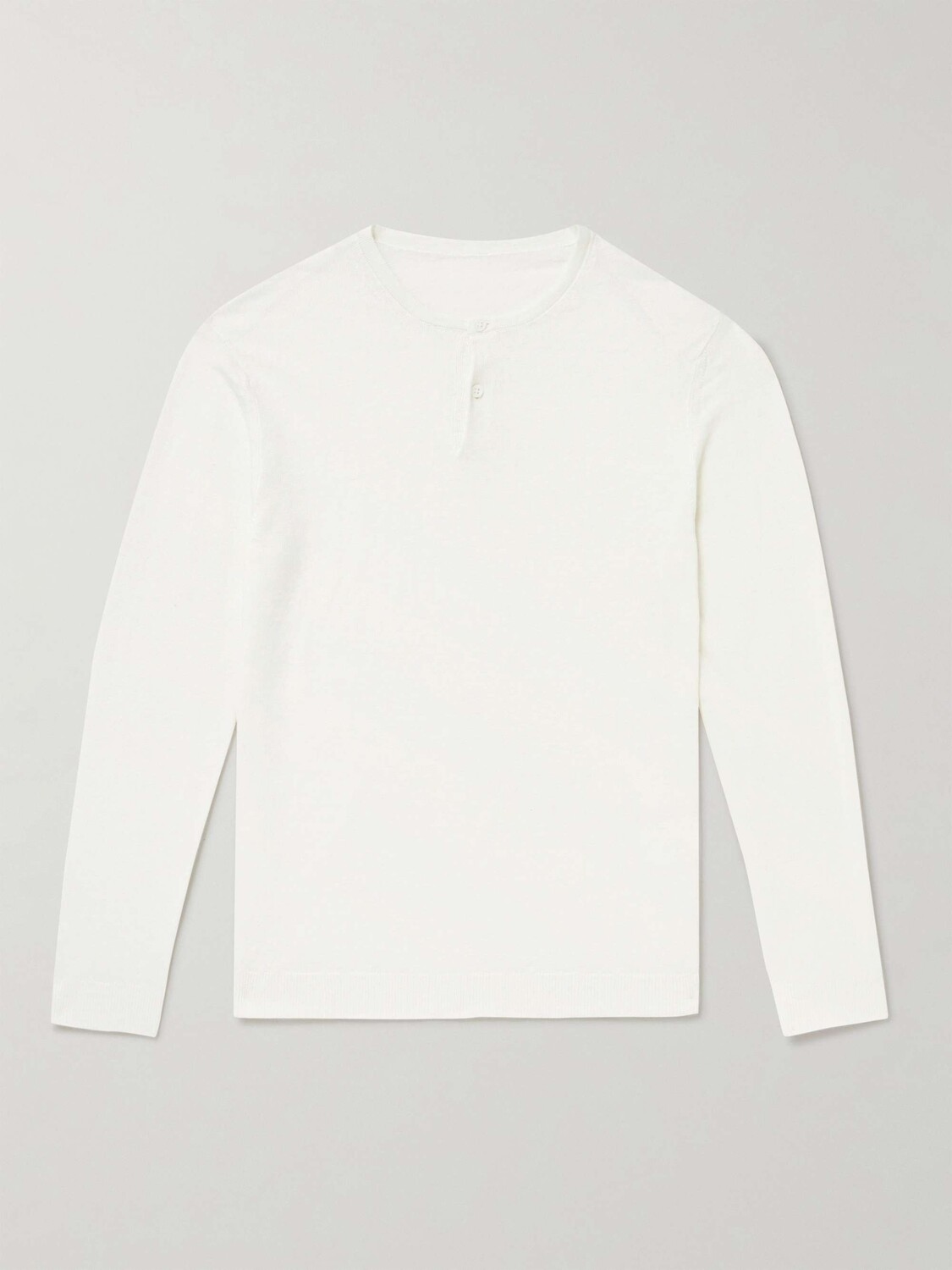 

Льняная футболка Henley Anderson & Sheppard, белый