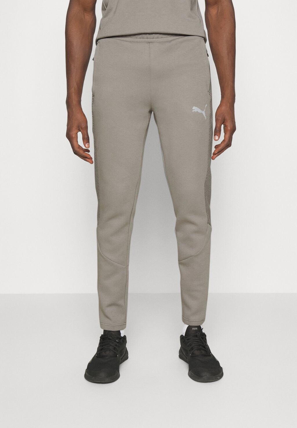 

Спортивные брюки EVOSTRIPE Puma, бетонно-серый